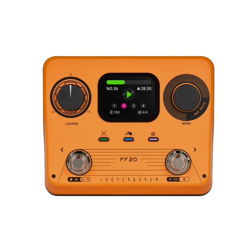 Looper Pedal Guitar - FF20 스테레오 듀얼 풋스위치 루퍼 드럼
