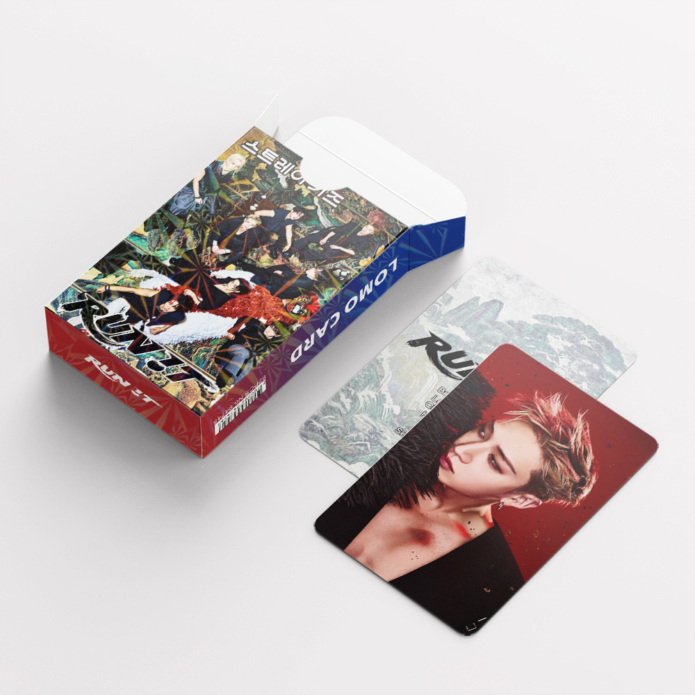 92개의 K팝 보이그룹 미니 카드, 'RUN IT' 노 - Audio Music Lollipop 리뷰 및 가격