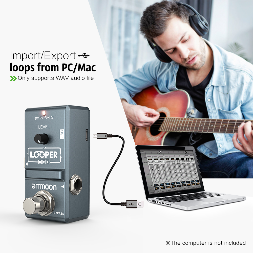 Ammoon AP-09 나노 루프 일렉트릭 기타 이펙트 - Looper Pedal Guitar 리뷰 및 가격