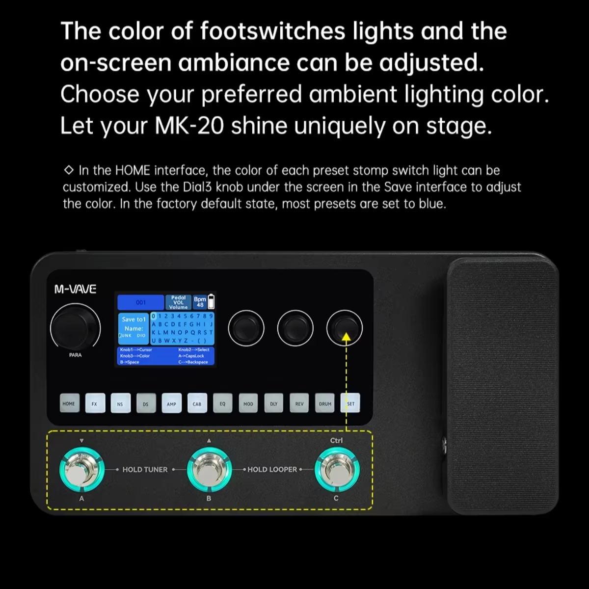M-VAVE MK-20 기타 및 베이스 멀티 이펙트 페 - Looper Pedal Guitar 리뷰 및 가격