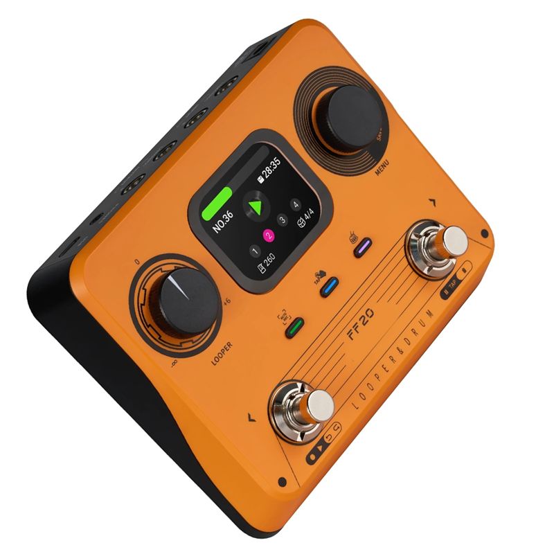 FF20 스테레오 듀얼 풋스위치 루퍼 드럼 머신 페달  - Looper Pedal Guitar 리뷰 및 가격