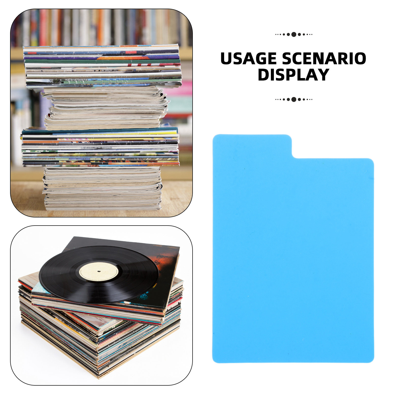 50Pcs 비닐 레코드 디바이더 DIY 빈 필기 가능  - Audio And Music Separate 리뷰 및 가격