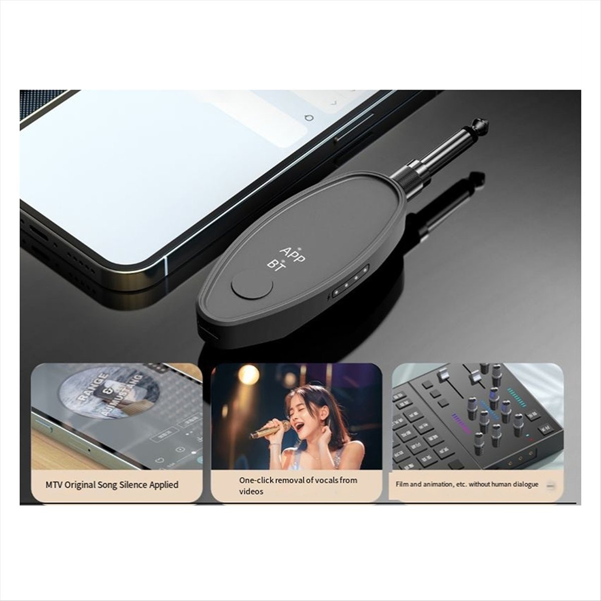 정시적인 오디오 수신기 어댑터 3.5/6.5mm Aux - Audio Music Vocal Remover 리뷰 및 가격