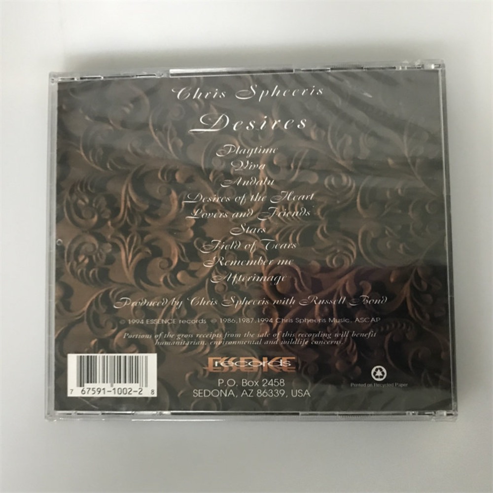 CD 'Desires' 크리스 스피어리스 음악 디스크  - Audio Musically 리뷰 및 가격