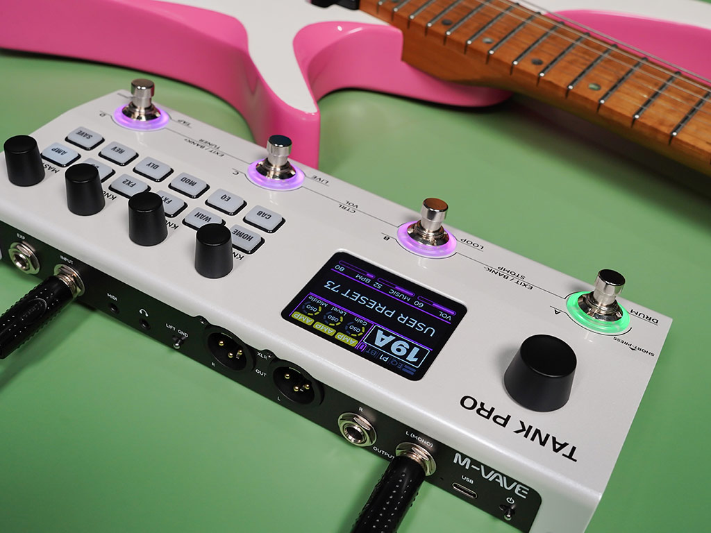 M VAVE TANK G/B TANK PRO 멀티 이펙 - Looper Pedal Guitar 리뷰 및 가격