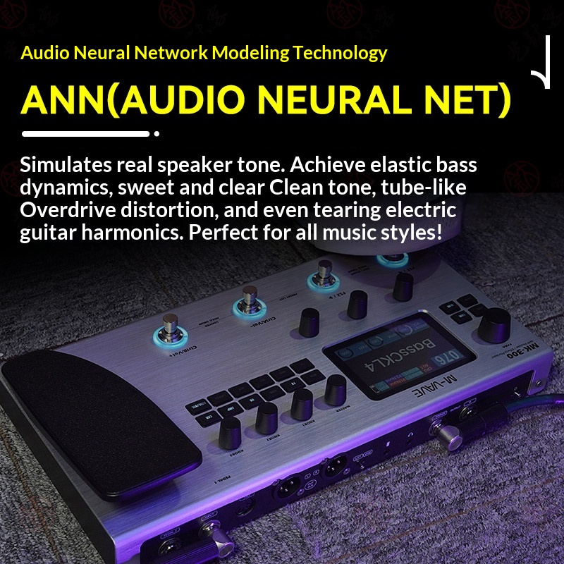 M-VAVE MK-300 다기능 기타/베이스 이펙터 페 - Looper Pedal Guitar 리뷰 및 가격